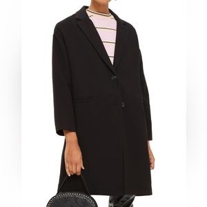 TOPSHOP Ponte Topcoat
